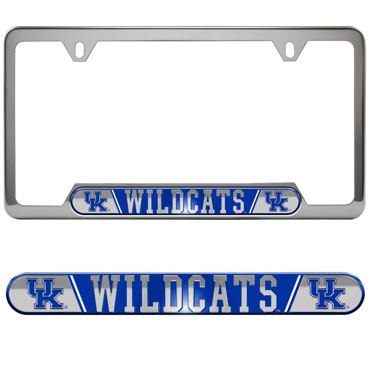 Jeep Gladiator Embossed License Plate Frame With University Of Kentucky