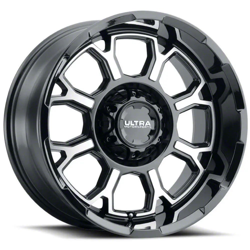 Ultra Wheels Tundra Commander Gloss Black Machined 6 Lug Wheel 18x9