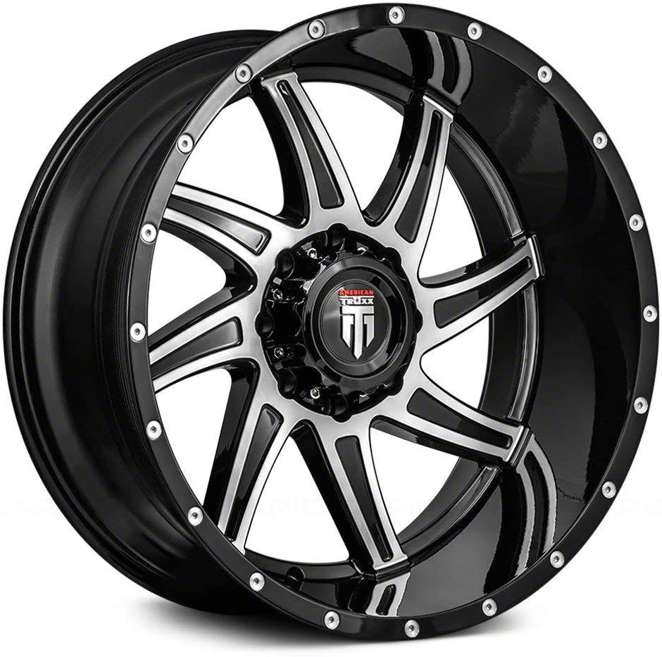 American Truxx Toyota Runner Vortex Gloss Black Machined Lug Wheel