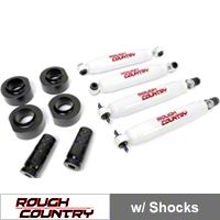 Rough Country 1.5 in. Spacer Lift Kit (97-06 Wrangler TJ) - Rough Country 650H