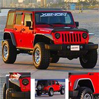 Xenon 1.5 in. Narrow Flat Panel Driver Front Flare (07-13 Wrangler JK) - Xenon 9102