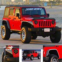 Xenon 1.5 in. Narrow Flat Panel Passenger Front Flare (07-13 Wrangler JK) - Xenon 9101