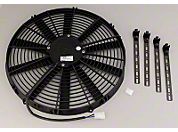 Be Cool 16 In. Electric Pusher Fan for Black plastic (Universal Application) - Be Cool 75059