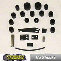 Performance Accessories 2 in. Body Lift Kit (05-06 Wrangler TJ, Automatic) - Performance Accessories 982