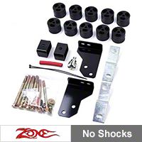 Zone Offroad 2 in. Body Lift Kit (07-13 Wrangler JK) - Zone Offroad Products J9210