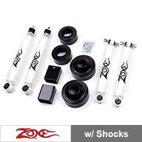 Zone Offroad 2 in. Coil Spacer Kit (07-13 Wrangler JK) - Zone Offroad Products J2203