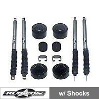 Rubicon Express 2 in. Spacer System w/Mono Tube Shocks (07-13 Wrangler JK) - Rubicon Express 7130RXJ
