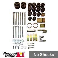 Rugged Ridge 3 in. Body Lift Kit (97-06 Wrangler TJ) - Rugged Ridge 18303.1