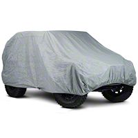 Rugged Ridge 3 Piece Full Car Cover Kit, Cover Lock & Bag (07-08 Wrangler JK 2 Door) - Rugged Ridge 13321.81