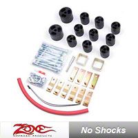 Zone Offroad 3 in. Body Lift Kit (87-95 Wrangler YJ w/ Automatic Transmission) - Zone Offroad Products J9321