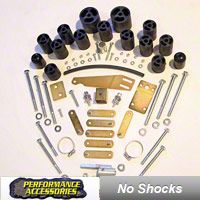 Performance Accessories 3 in. Body Lift Kit (97-05 Wrangler TJ) - Performance Accessories 973