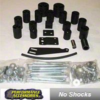 Performance Accessories 3 in. Body Lift Kit (05-06 Wrangler TJ w/6spd transmission) - Performance Accessories 983