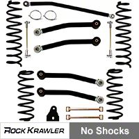 Rock Krawler 3.5 in. Mid Arm Flex System (07-13 Wrangler JK) - Rock Krawler RKJK35FS