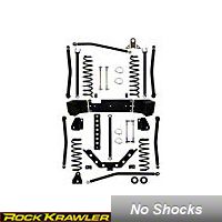 Rock Krawler 3.5 in. Triple Threat Long Arm System (07-13 Wrangler JK 2 Door) - Rock Krawler RKJK35TTLA-2