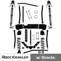 Rock Krawler 3.5 in. X Factor Coil Over Long Arm System (07-13 Wrangler JK 4 Door) - Rock Krawler RKJKCOMP35-4