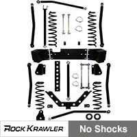 Rock Krawler 3.5 in. X Factor + Long Arm System (07-13 Wrangler JK 2 Door) - Rock Krawler RKJK35XFLA-2