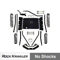 Rock Krawler 3.5in. X-Factor Plus Long Arm System (97-02 Wrangler TJ) - Rock Krawler RKTJ35XFLA-01