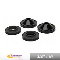 Daystar 3/4 In. Coil Spring Spacers Front or Rear - Pair for 2wd & 4wd (07-13 Wrangler JK) - Daystar KJ09138BK