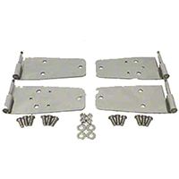 Rugged Ridge 4 Pc Satin Stainless Steel Door Hinge Set (97-06 Wrangler TJ) - Rugged Ridge 7841