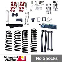 Rugged Ridge 4 In.- 5 In. Lift Kit w/o Shocks (07-13 Wrangler JK) - Rugged Ridge 18401.60