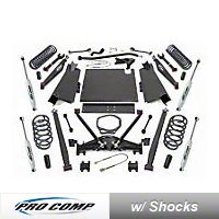 ProComp Suspension 4 in. Dual Sport Long Arm Lift Kit (04-06 Wrangler TJ Unlimited w/Automatic Trans) - Pro Comp Suspension K3095B