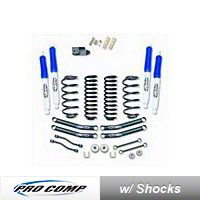 ProComp Suspension 4 in. Stage I Lift Kit (03-06 Wrangler TJ Rubicon) - Pro Comp Suspension K3076B