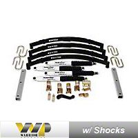 Warrior Products 4 In. Suspension Lift Kit w/ Shocks (87-95 Wrangler YJ) - Warrior Products 30640