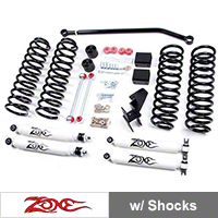 Zone Offroad 4 in. Lift Kit (07-13 Wrangler JK) - Zone Offroad Products J14