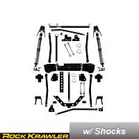 Rock Krawler 5.5 In. X Factor Plus Coil Over Long Arm, Stretch System (07 Wrangler JK 2 Door) - Rock Krawler RKJKCOMP55S