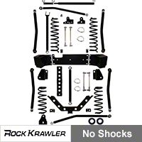 Rock Krawler 5.5 In. X Factor Plus Long Arm, System (07 Wrangler JK 2 Door) - Rock Krawler RKJK55XF+LA-2