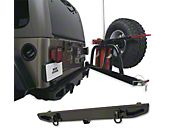 Body Armor 59 in. Rear Bumper w/Spindle (97-06 Wrangler TJ) - Body Armor TJ-2993