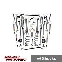 Rough Country 6 in. X-Series Long Arm Suspension Kit (97-06 Wrangler TJ) - Rough Country perf659