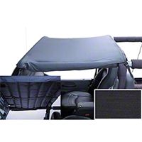 Rugged Ridge Acoustic Brief Mount, Black Denim (97-06 Wrangler TJ) - Rugged Ridge 13583.15