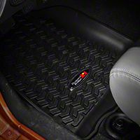 Rugged Ridge All Terrain Floor Liner Kit -1st & 2nd Row, Black (07-13 Wrangler JK 4 Door) - Rugged Ridge 12987.01
