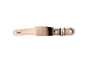 Warrior Products Ball Mount Class III, Chrome 12 in. Drop (Universal Application) - Warrior Products 1012C