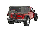 Bestop Oversize Tire Carrier (07-13 Wrangler JK) - Bestop 61961-01