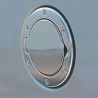 Rugged Ridge Billet Style Gas Cover, Polished Aluminum (97-06 Wrangler TJ) - Rugged Ridge 11425.01