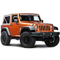 Rugged Ridge Black 10 Piece Euro Guard Light Kit w/Fog Lights (07-13 Wrangler JK) - Rugged Ridge 12496.02