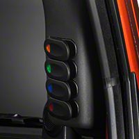 Rugged Ridge Black A Pillar Switch Pod Kit RH (07-10 Wrangler JK) - Rugged Ridge 17235.87