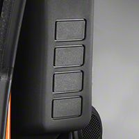 Rugged Ridge Black A Pillar Switch Pod LH (07-10 Wrangler JK) - Rugged Ridge 17235.56