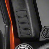 Rugged Ridge Black A Pillar Switch Pod LH (11-13 Wrangler JK) - Rugged Ridge 17235.58