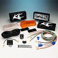 KC Hilites 2 Series 26 Lights, 55W, All Season, Black, 2x6 in. (Universal Application) - KC Hilites 516