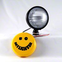 KC Hilites Daylighter Light, 100W, Flood, Black, 6 in. Round (Universal Application) - KC Hilites 1609