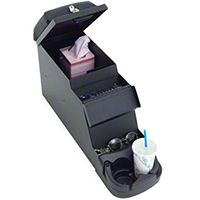 Smittybilt Security Stereo Floor Console, Black Denim (87-95 Wrangler YJ) - Smittybilt 31815