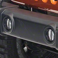 Rugged Ridge Black Euro Guard Fog Light Covers - Pair (07-13 Wrangler JK) - Rugged Ridge 11231.13