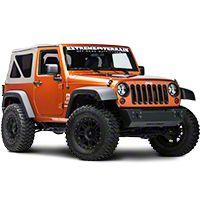 Rugged Ridge Black Euro Guard Light Kit, 17 Piece (07-13 Wrangler JK) - Rugged Ridge 12496.06