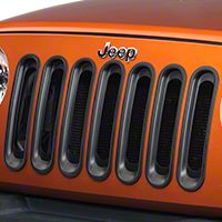 Rugged Ridge Black Grill Insert Set (07-13 Wrangler JK) - Rugged Ridge 11306.3