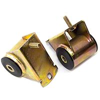 Omix-ADA Black Rubber Engine Mounts, Pair, 6 CYL (87-00 Wrangler YJ & TJ) - Omix-ADA 17473.15