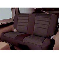 Smittybilt Custom Fit Neoprene Rear Seat Cover, Black (87-95 Wrangler YJ) - Smittybilt 47301