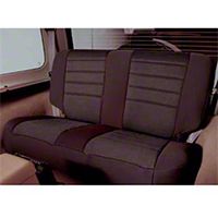 Smittybilt Custom Fit Neoprene Rear Seat Cover,  Black (97-02 Wrangler TJ) - Smittybilt 47101